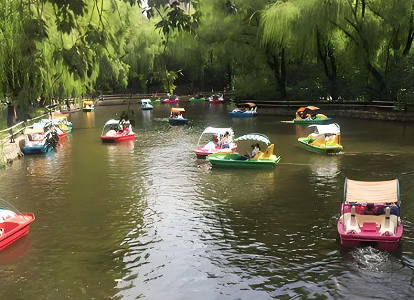 公园人工湖水发黄混浊水质差的净化处理方法